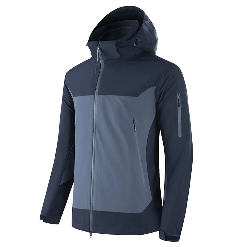 Men's Cardigan Parkas Man Jackets Motorcycle Jacket Luxury Clothing Work Wear Short Coat Camping Clothes Winter Outerwear Male