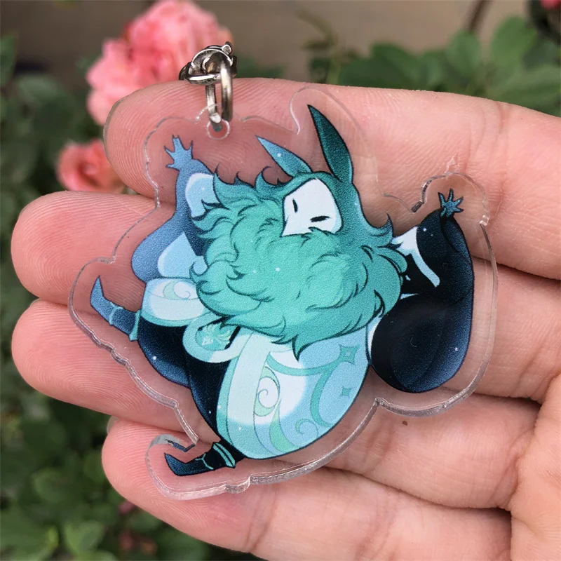 Genshin Impact Keychain Abyss Mage Accessories Anime Game Backpack Pendant Prop Badge Christmas Gifts