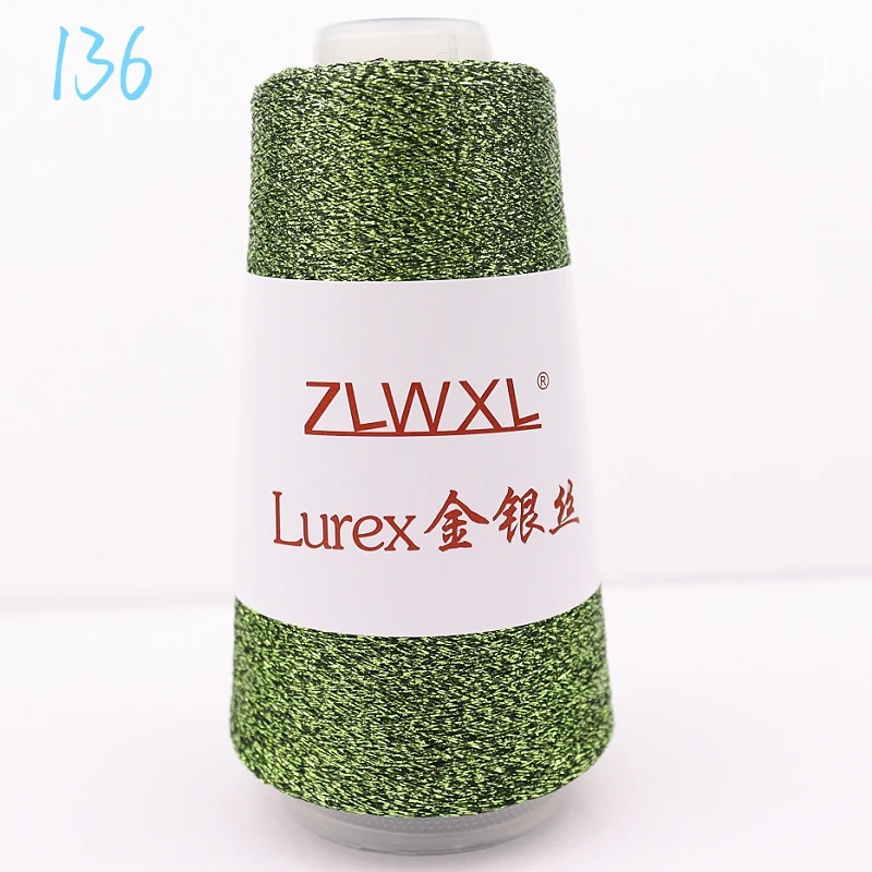 88 Color 50g  4000M Gold Silver knitting Lurex Matching yarn wool DIY For Knitting Wool Sweater Scarf Hat пряжа  3