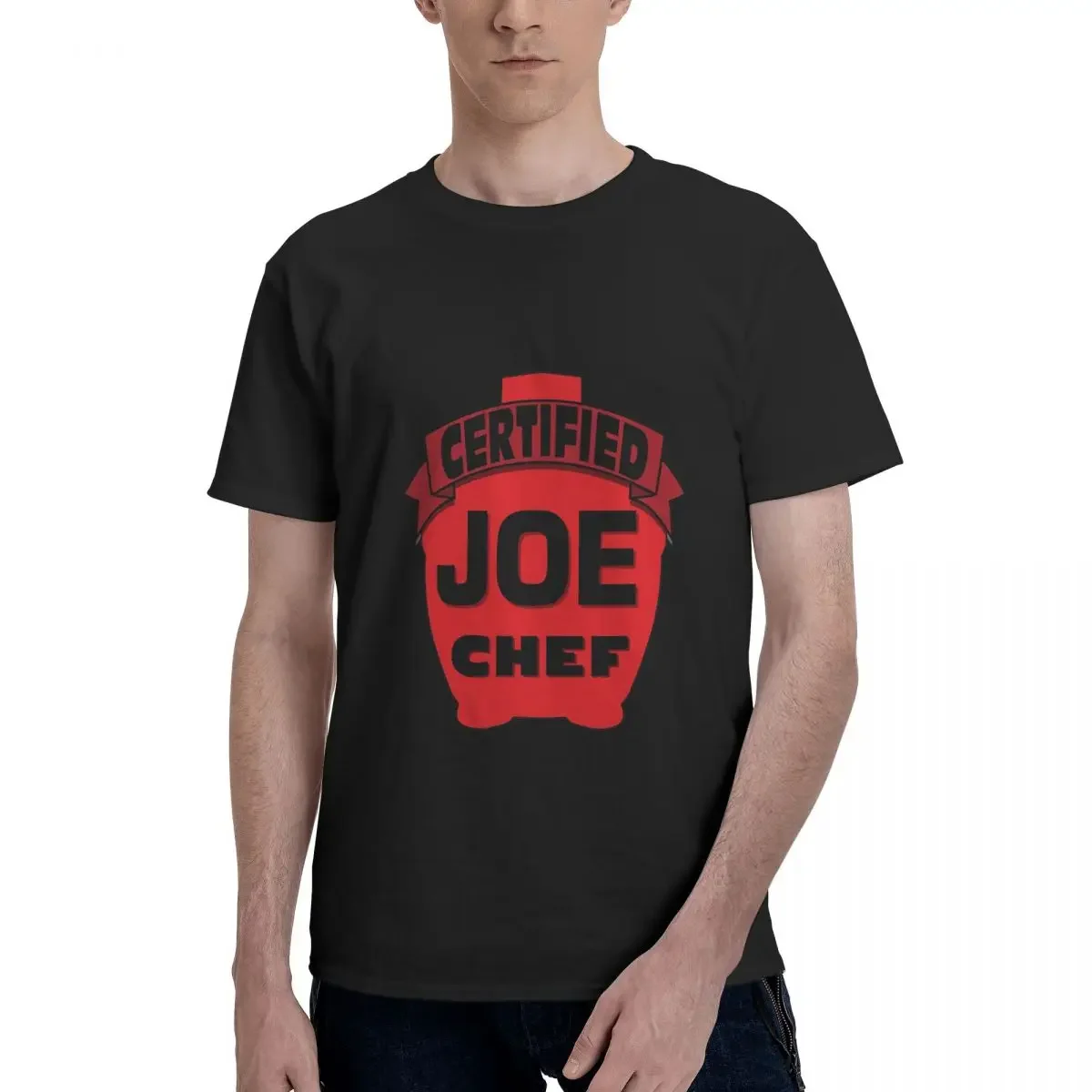 Certificato Joe Chef Kamado Certificato Bbq Grill Master 100% Cotone T-Shirt Uomo Magliette Oversize Uomo O-Collo Manica Corta S-6Xl