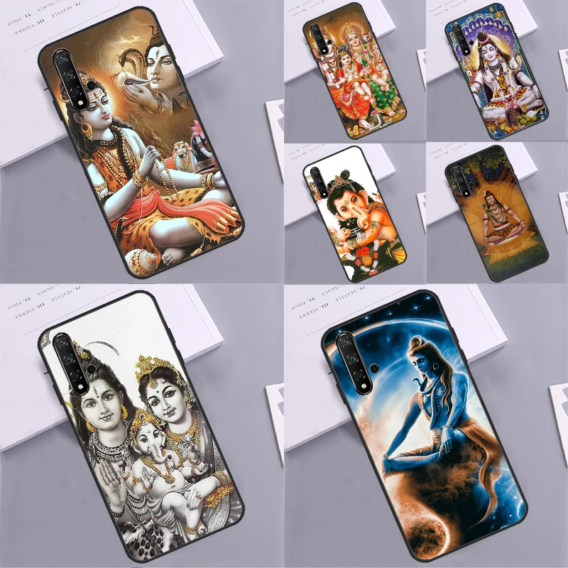 God Diety Hindu Ganesha Shiva Case Per Huawei Mate 60 Pro P60 P40 P30 P20 Lite Nova 5T 3I 8I 11I 9 10 Se Y60 Y61 Y70 Y90