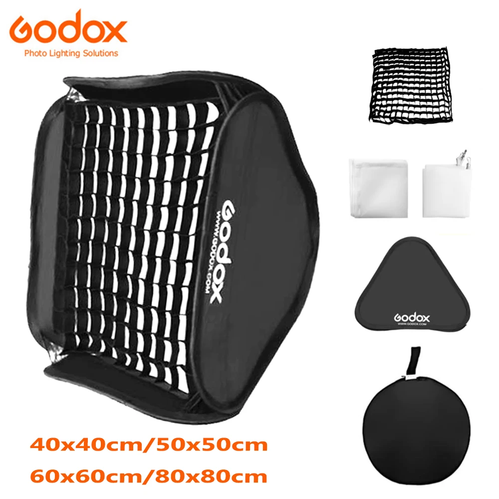 Original Foldable Softbox for Bowens Flash Holder Mount - Multiple Sizes Available