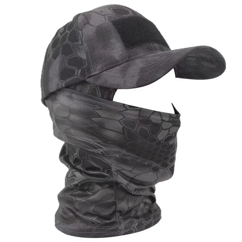 Military Hood Tactical Army Baseball Caps for Summer Snapback Sun Hats Outdoor Camouflage Balaclava Half Ski Mask camouflage hat camouflage cap baseball hat