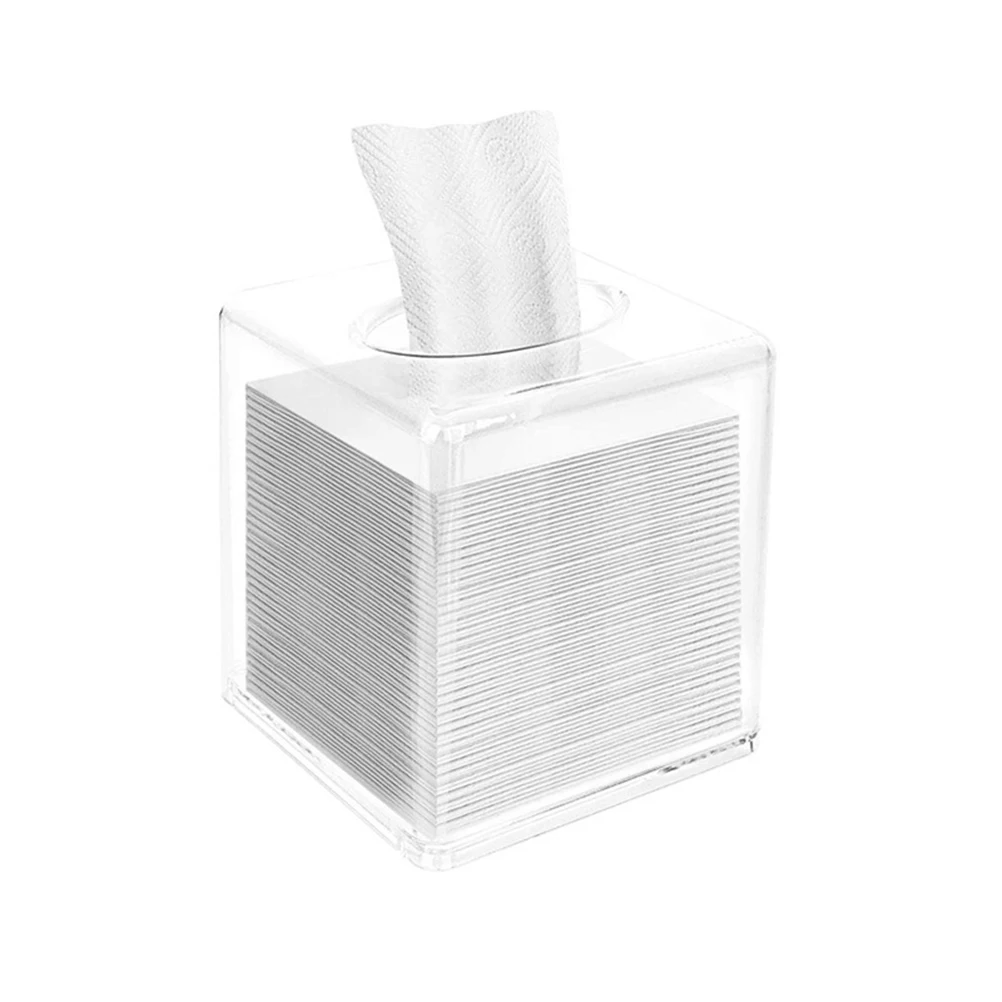 

Acrylic Fabric Storage Box Living Room Transparent Fabric Box Reusable Suitable For Home, Office And Kitchen Practical Durable