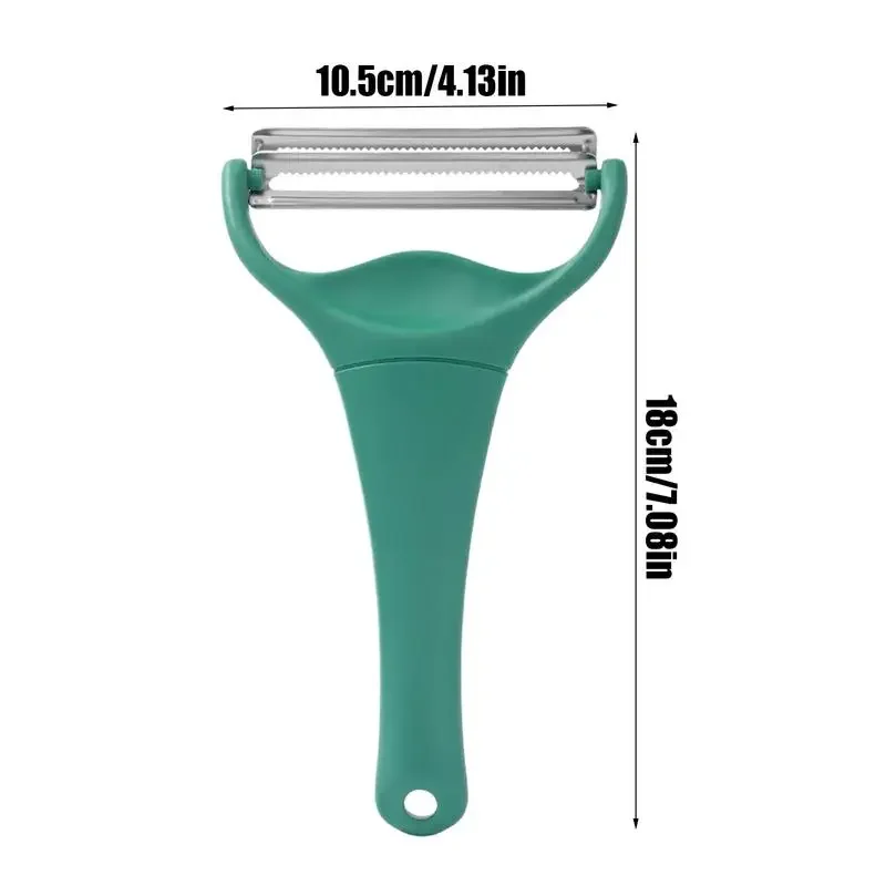 Cabbage Slicer Stainless Steel Cabbage Graters Vegetable Cutter Handheld Double-headed Potato Peeler Carrot Cucumber Shredder
