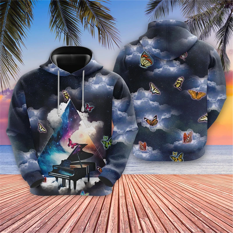 thumbnail image 1 of Sudaderas con gráficos de baterista, sudaderas con capucha de cantante de hip hop para hombres, ropa, chándal de baterista, suéteres para amantes de la música, camisetas para niños con guitarra, 1 of 5