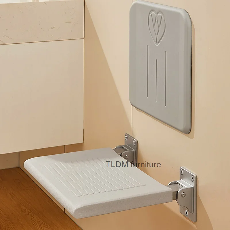 

Shower Folding Bathroom Chair Children Portable Elderly Stool Small Living Room Nordic Designer Tabouret Postmodern Furniture