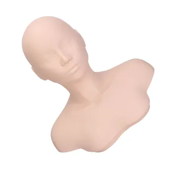 Testa di manichino con punti di agopuntura sulle spalle, testa di manichino per pratica e formazione, inodore, sicura, versatile per l'allenamento sul massaggio