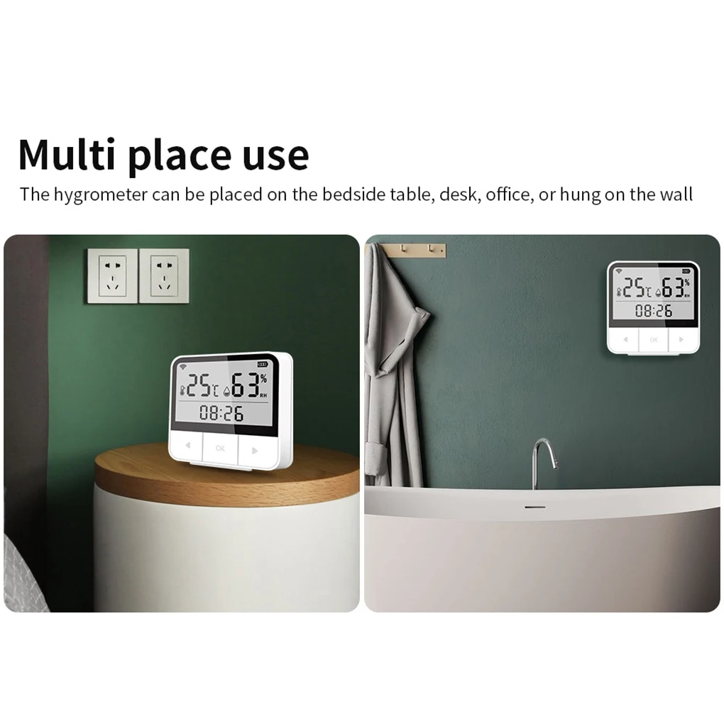 

Tuya WiFi Smart Thermometer Hygrometer Temperature Sensor Measurement