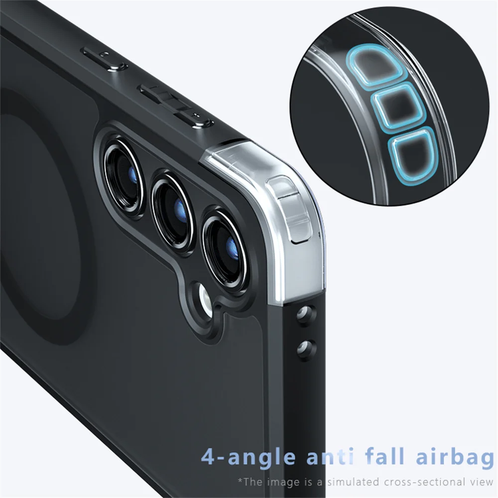 Luxury Matte Magnetic Case Cover - Premium Protection
