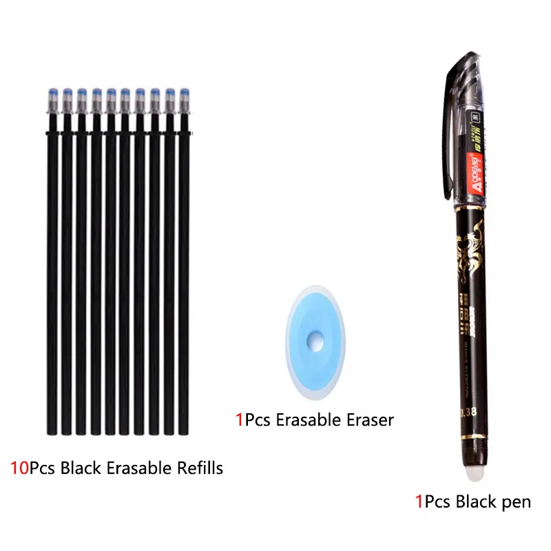 2 Penne Geometriche In Metallo, Antistress Fidget Con Cambio Forma, Punta 0.5 Mm, Inchiostro Gel - 2