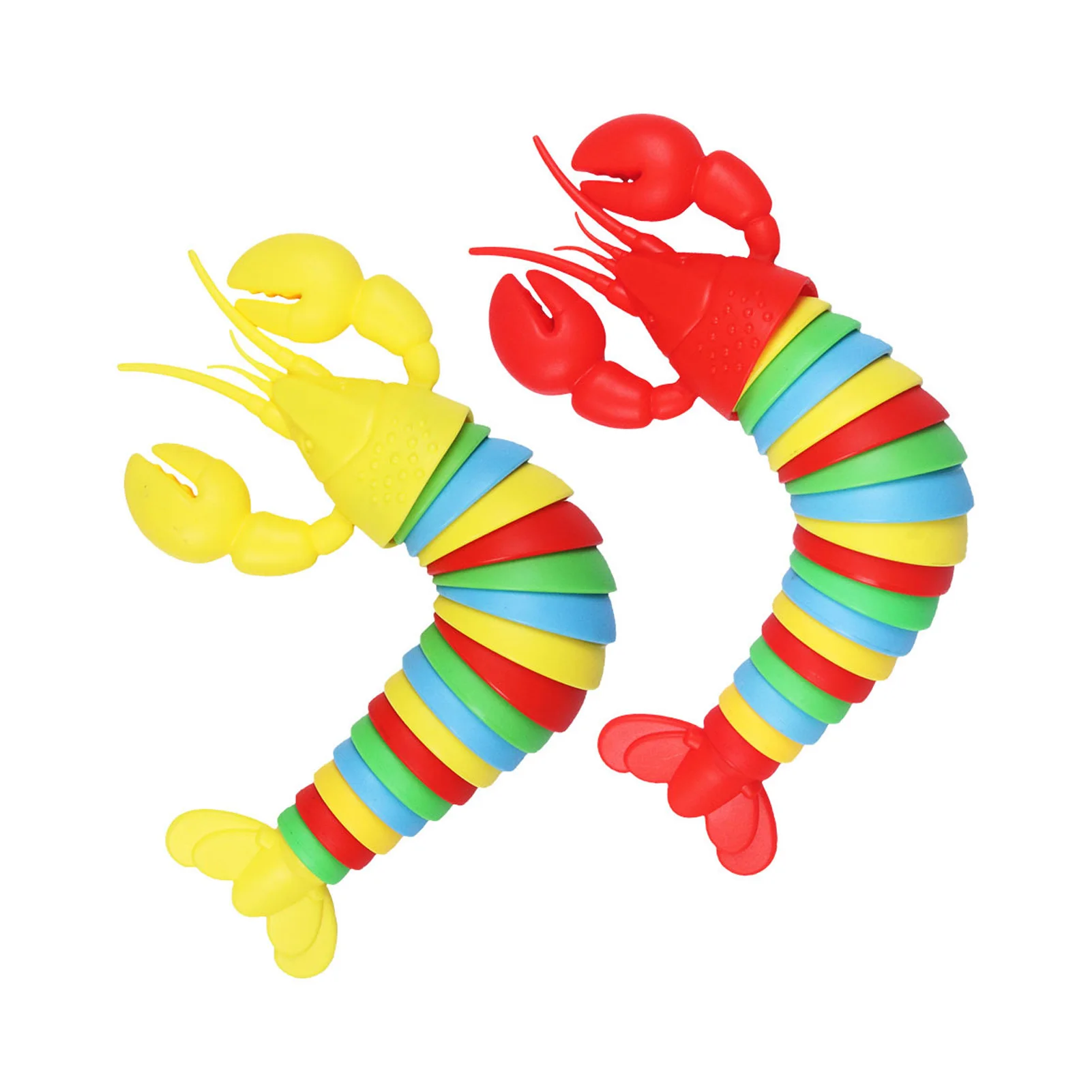 

Colorful Lobster Toy Articulated Flexible 3D Lobster Relief Stress Anti-Anxiety Sensory Kids Toys