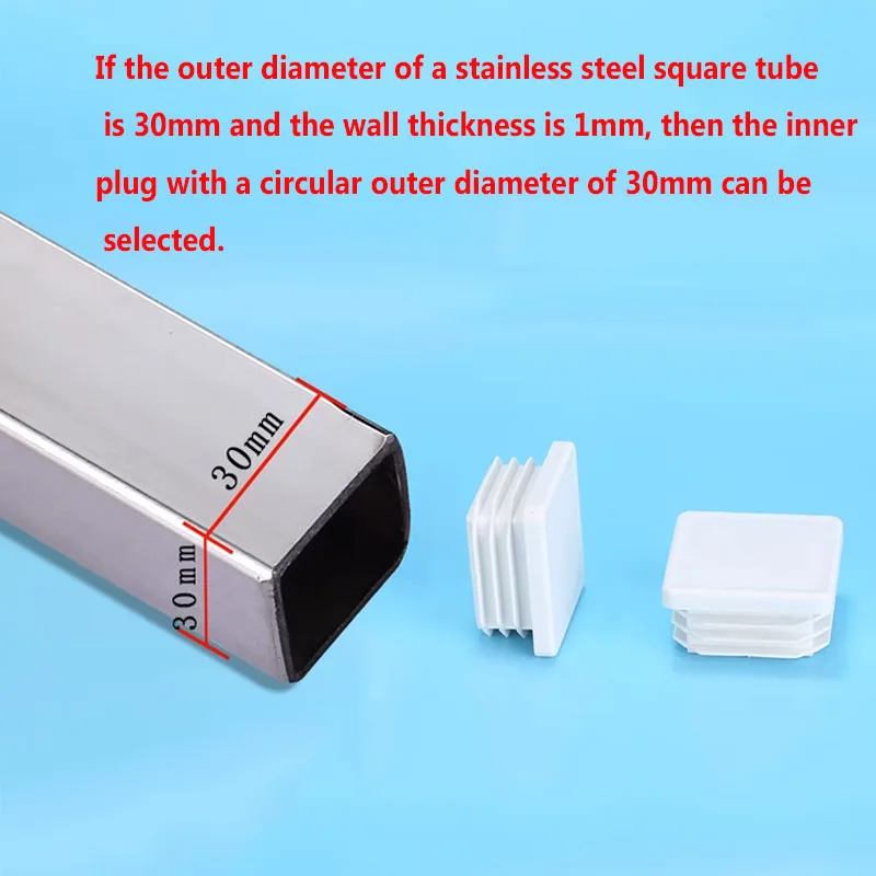 Рисунок 2 - Квадратная Белая Пластиковая заготовка для стола