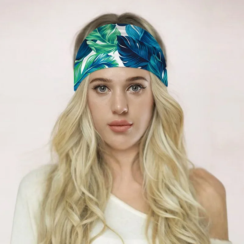 Sports Headbands Tie Dye Cycling Yoga Sport Sweat Headband