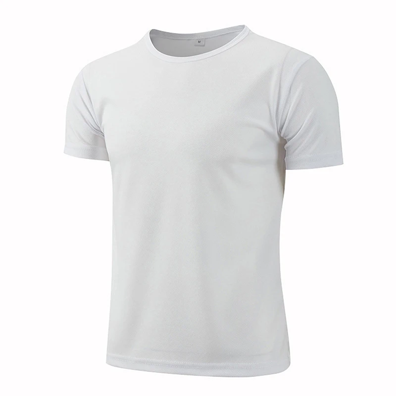 Unisex Quick Dry Short Sleeve Athletic T-Shirt - Breathable Fitness & Running Sportswear