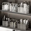 Light Luxury Water Corrugated Trapezoidal Open Desktop Storage Box Cosmetics Storage Box Multi-grid Makeup Organizer Box 1