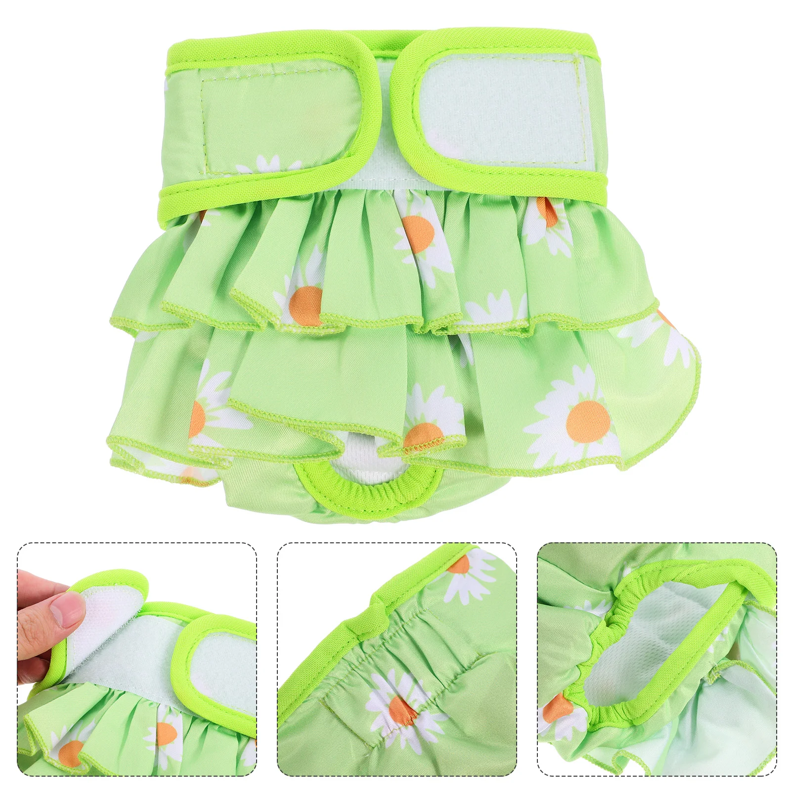 

Pet Dog Nappy Washable Reusable Puppy Diaper Absorbent Breathable Dog Diaper