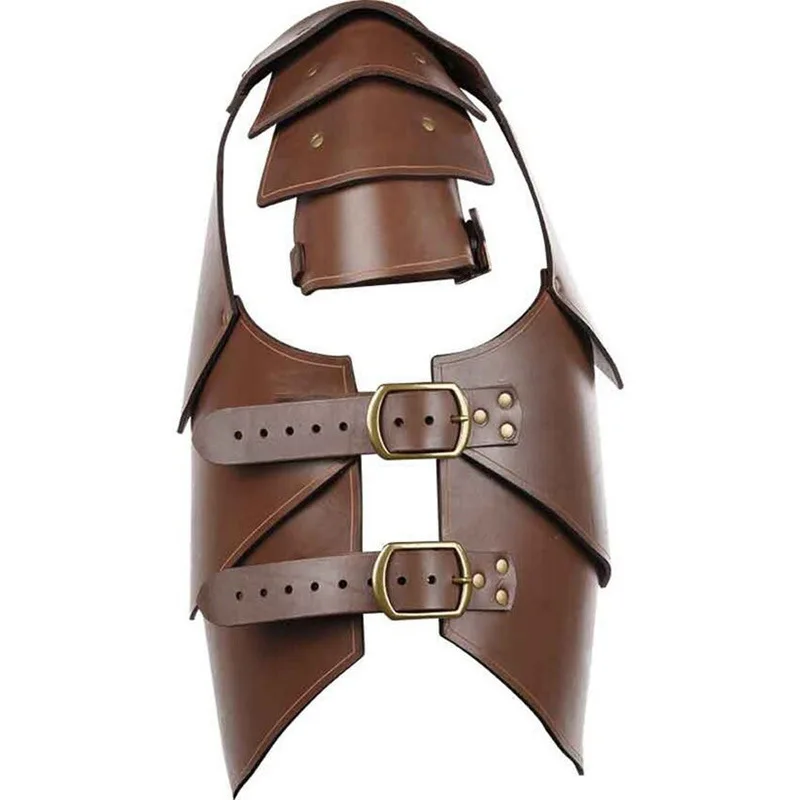 Vintage Medieval Renaissance Viking warrior armor COSPLAY leather armor party performance props