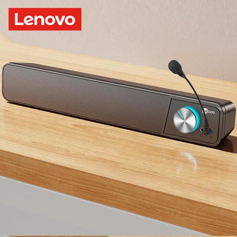 

Lenovo Bluetooth Speaker 360 ° Surround Sound/HIFI Stereo Sound Quality with Microphone Bar Speakers Used for TV Computers