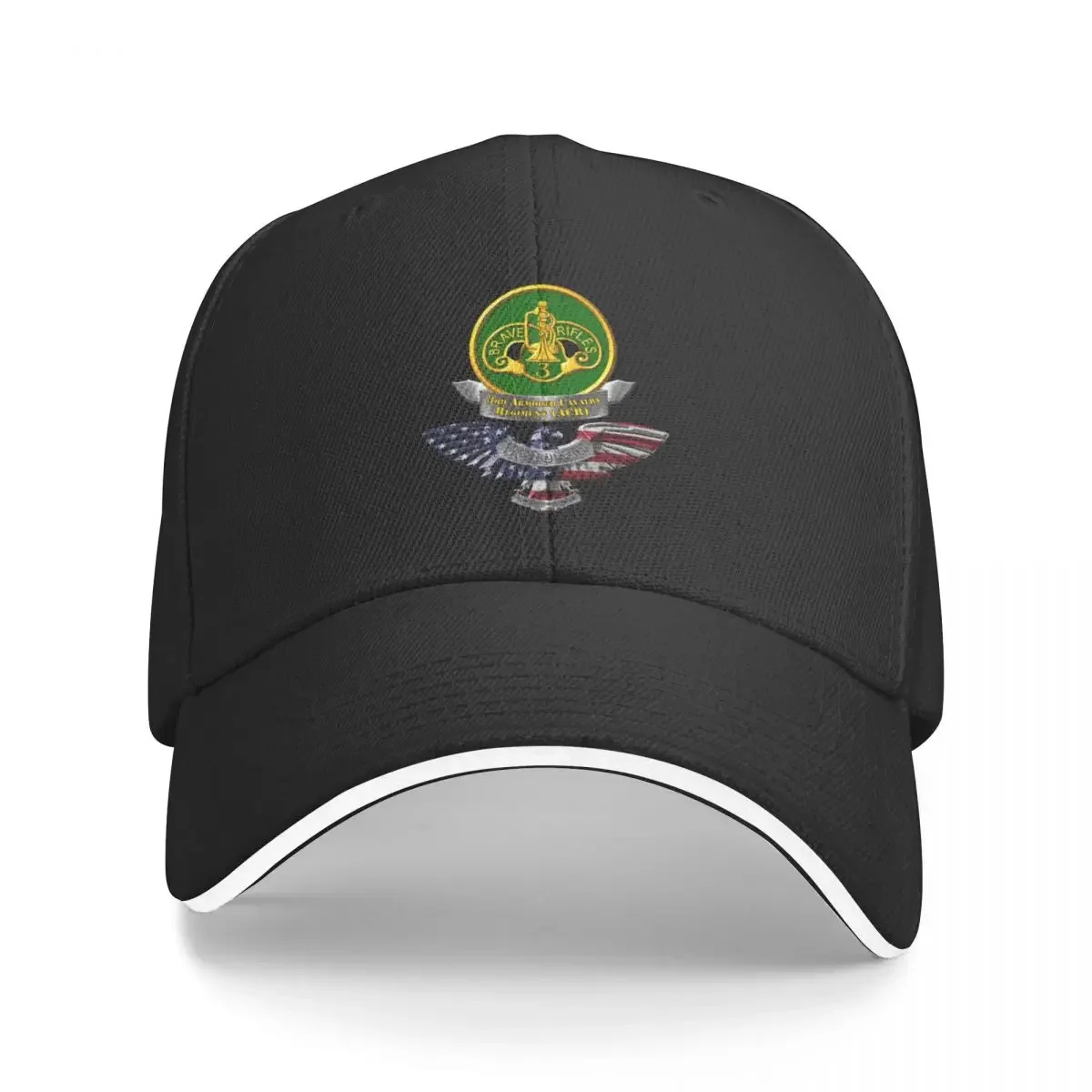 

3rd Armored Cavalry Regiment (ACR) Veteran Baseball Cap Snap Back Hat Fluffy Hat Women Beach Fashion Men's