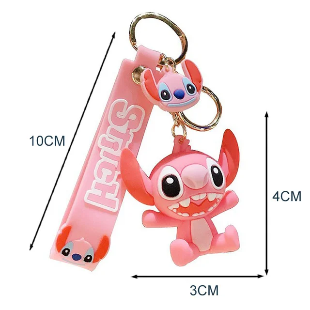 Disney Lilo & Stitch Toys Keychian Children Anime Stitch Pendant