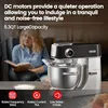 HAUSWIRT Electric Stand Mixer, LED Household Stand Mixers, 5.3QT Electric Food Mixer Stand, 11Speeds 3-IN-1 Kitchen Stand Up 4