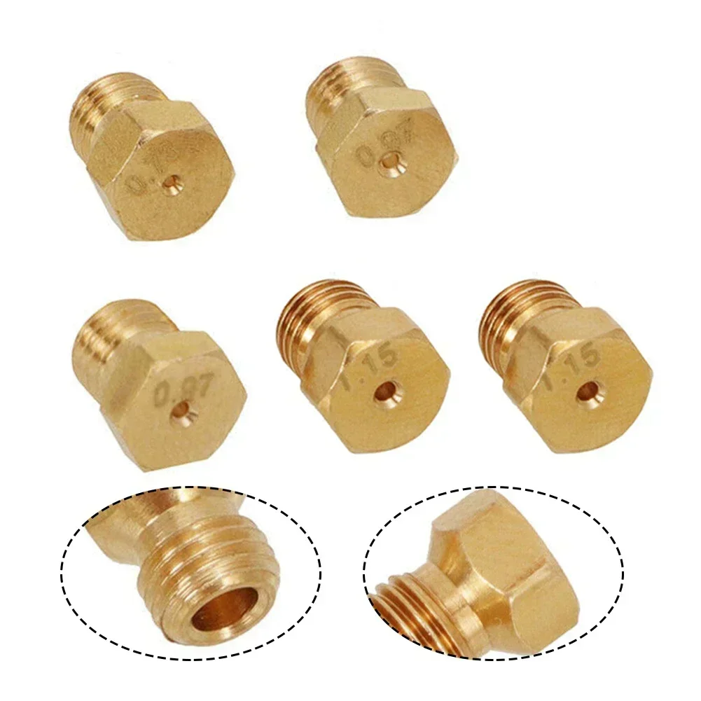 5PCS Burner Gas Natural Gas Hob For LPG Conversion Kit Jets Nozzles Injectors Set Cooking Stove Jet Burner Hobs Parts