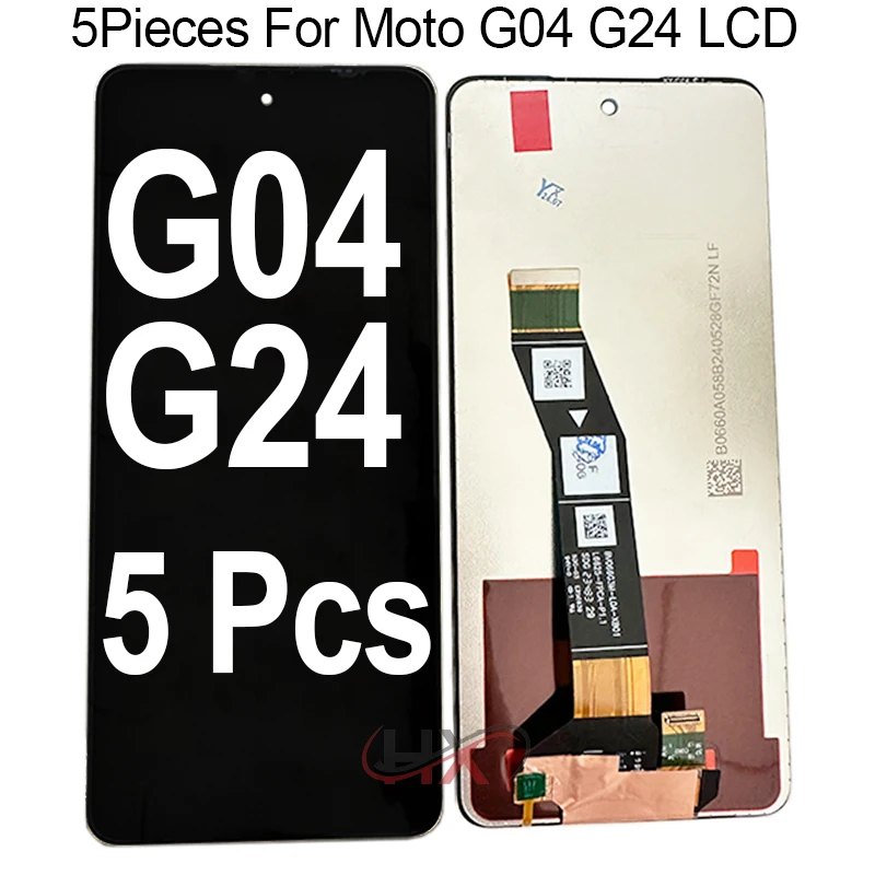 Schermo LCD + Touch Screen Per Motorola Moto G24 (XT2423/XT2425) Con Kit Attrezzi