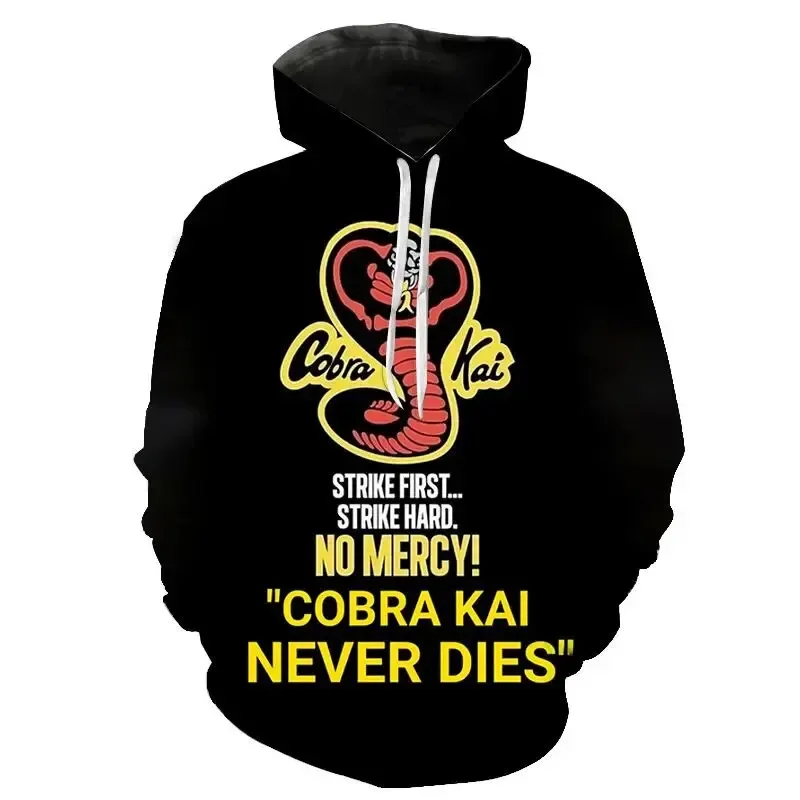 thumbnail image 1 of Sudadera con capucha de moda para hombre, sudadera con capucha con estampado 3D de Cobra Kai, camisetas casuales de manga larga para hombre, jerséis de gran tamaño a la moda, 1 of 4