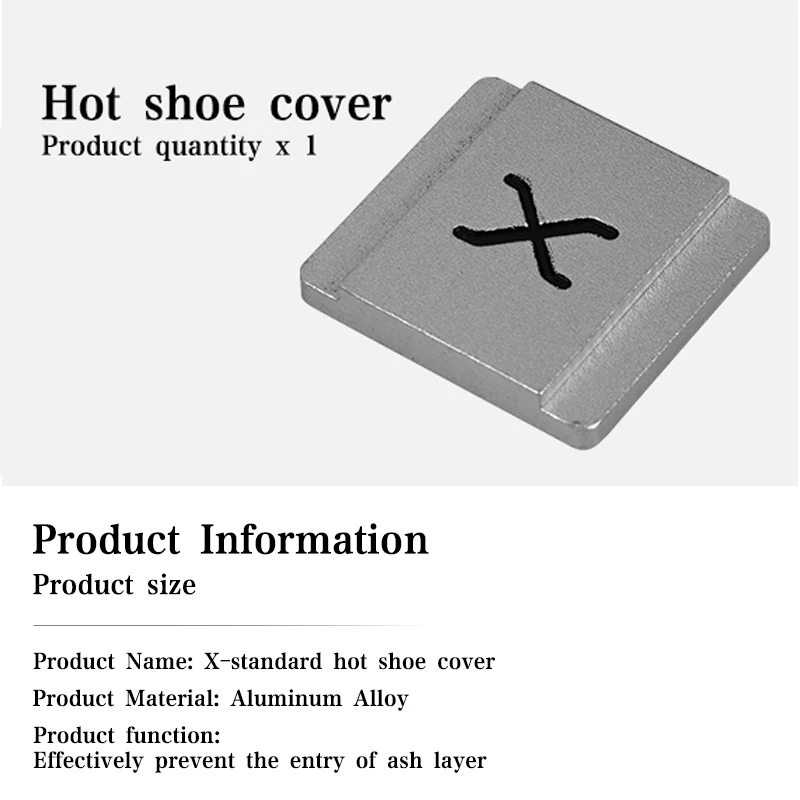 Camera Hot Shoe Cover for Fuji Mirrorless XT50 XT4 XT30II XM5 XE4 XT5 X100VI XT20 XPR03 XE3 Hot Shoe Protection Cover Accessories