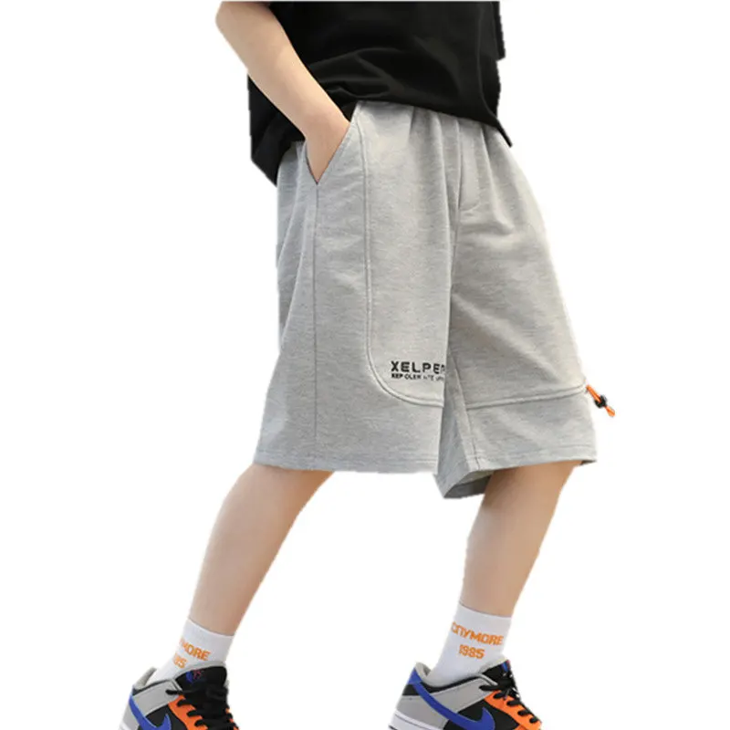 LCW Kids Elasticated Waist Boys' Cargo Denim Shorts -S5DU16Z4-311 - LC Waikiki