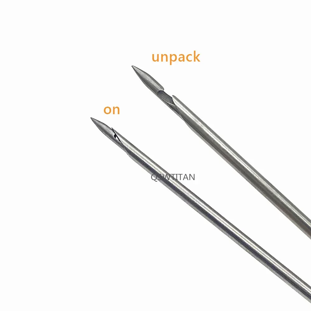 Stainless Steel Laparoscopic Forceps Closure and Hernia Suture Retriever Suture Needle Reuseable