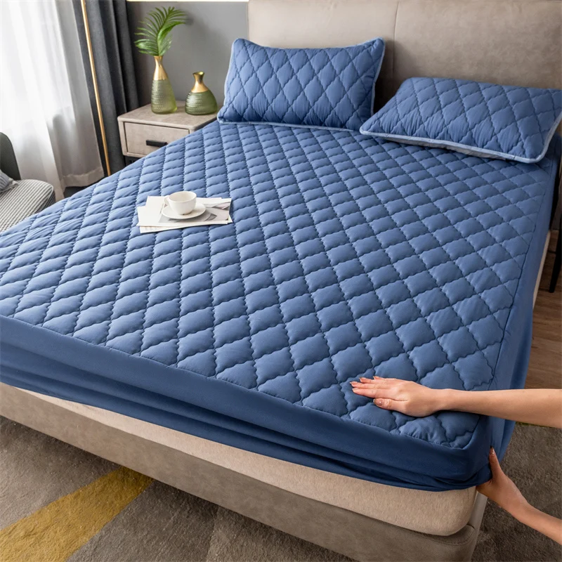 Waterproof Hypoallergenic Breathable Fitted Mattress Protector 1