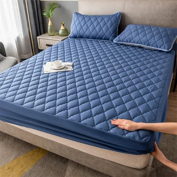 Waterproof Hypoallergenic Breathable Fitted Mattress Protector 1
