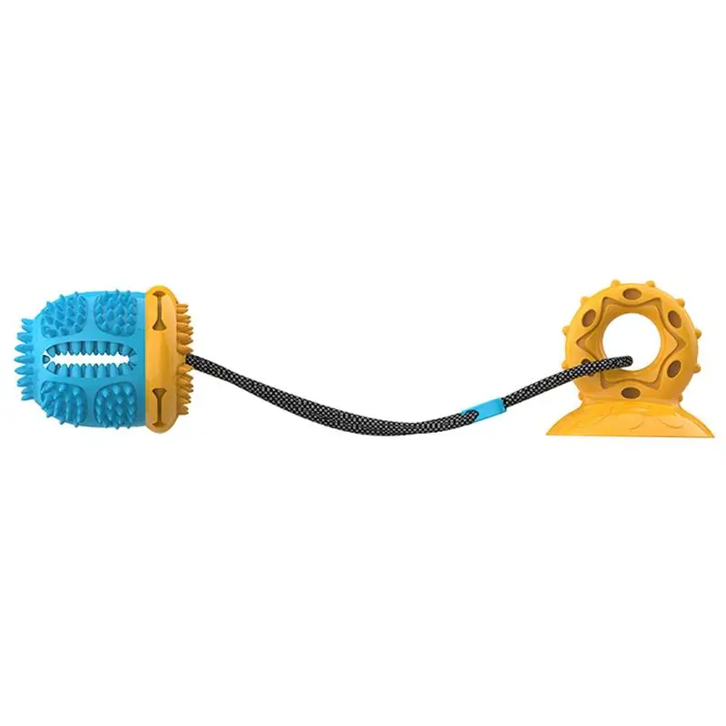 

Puppy Chew Toys For Teething Food Dispensing Ball Toys For Puppy Teething Rope Pet Doggy Toys For Relief Boredom Cleaning Teeth