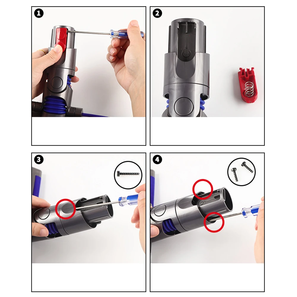 Soft Plush Strips Tube Hose For Dyson Slim V8 Slim Digital Slim V10 V12 Slim V15 Series Vacuum Cleaner Hose Screwdriver Kit