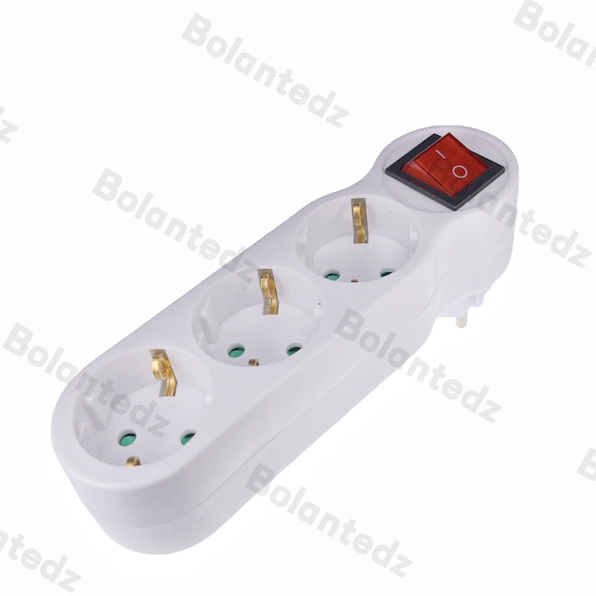 16A European Type Conversion Plug 1 TO 3 Way EU Standard Power Adapter Socket Mar28 Plug Adapter Electrical Socket Power Socket Power Extension Plug Extension Sockets Power Plug Connector