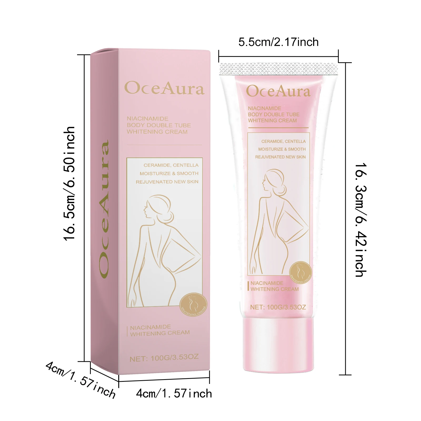 OceAura Moisturizing Cream Replenishes Moisturizes Smooths the Skin Repairing Dullness and  Face, Body and Hand Cream 3.5Oz 6