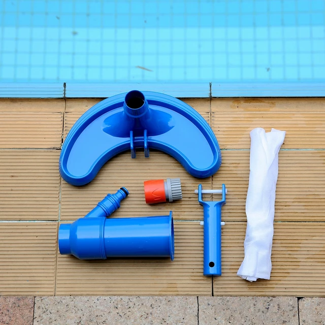 Professional Pool Vacuum Cleaning Tool Swimming Pool Cleaner Set  Cleaner Brush for Hot Spring Outdoor with US. connector 2