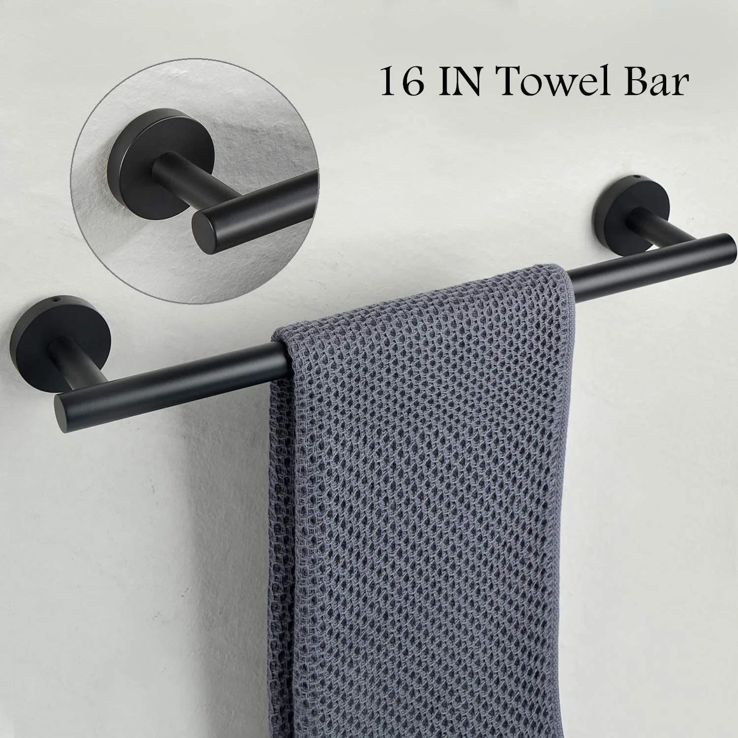 Towel Holder Towel Rails Wall Mount Rack 40cm 304 Stainless Steel Shelf Bathroom Accessories towel rack towel holder