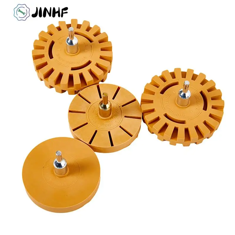 

8/10cm Car Pneumatic Rubber Eraser Wheel Pad Disk Decal Eraser Wheel Car Sticker Remover Paint Cleaner Car Polish Auxiliary Tool