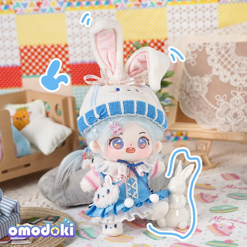 

Doll Clothes for 20cm Idol Dolls Accessories Plush Doll's Clothing Sweet Blue Active Suit Stuffed Toy Dolls Outfit