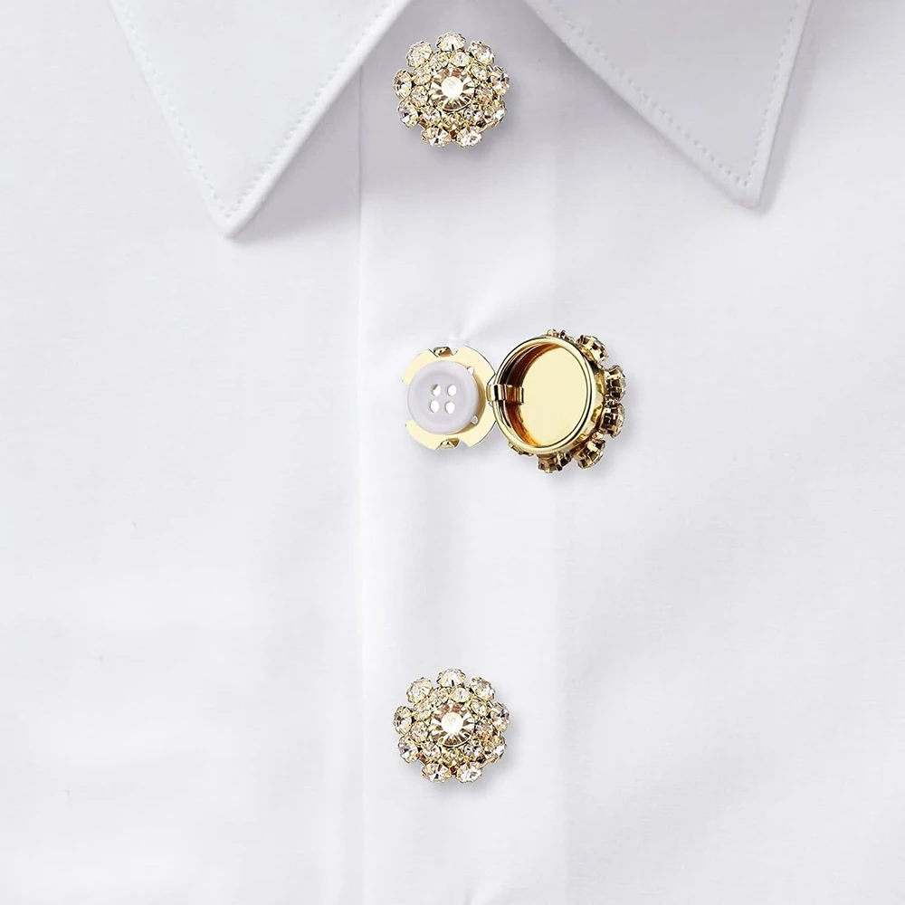 Rhinestone Button Covers Set 2