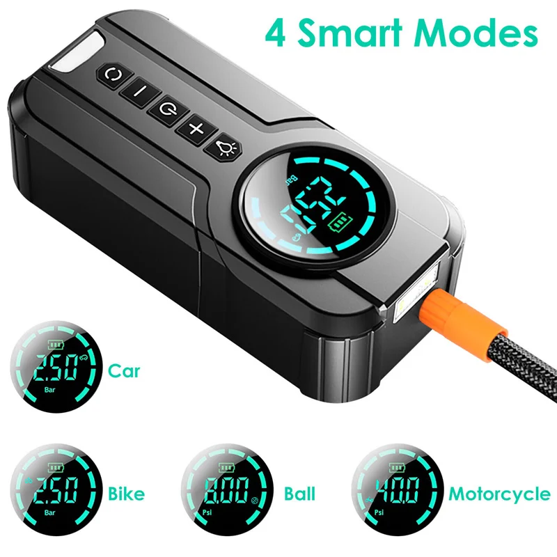 compresseur air portable 12v air comprimé gonfleur pneu voitures souflette air  comprime compresseur silencieux compresseur d'air voiture mini gonfleur de  pneus À air Électrique компрессор air pump tire puissant - AliExpress