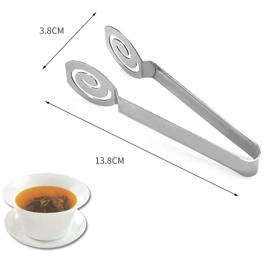 Tea Bag Squeezer Tea Filters Coffee Bag Tong Clamp Strainers Clip or Sugar Kitchen Bar Tools TeaBag Holder