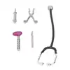 Mini Appliance Model  Dollhouse Stethoscope Set for 1:12 Doll House 4
