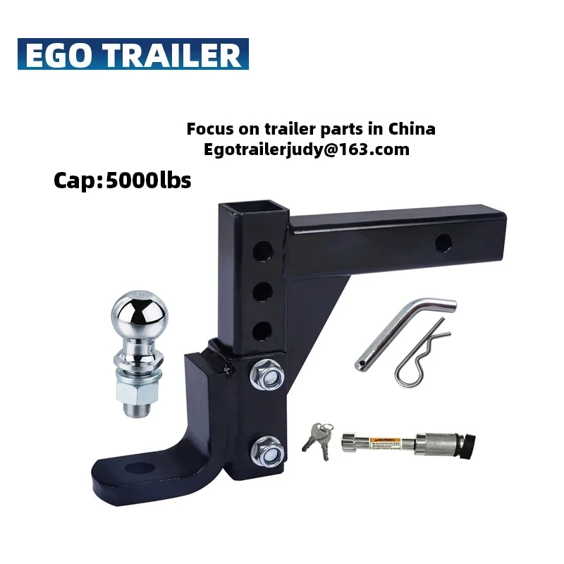 

Эго Прицеп 10 "Регулируемый 4 уровня прицепа падение шар сцепного устройства крепление жгута для 2" приемник прицепа детали прицепа