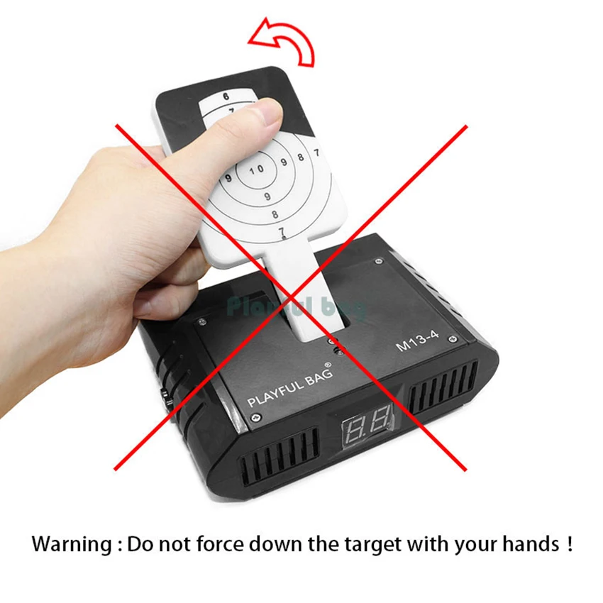2026 New upgrade Full automatic multi-function voice music automatic scorer reset laser target Toy gun shoot target