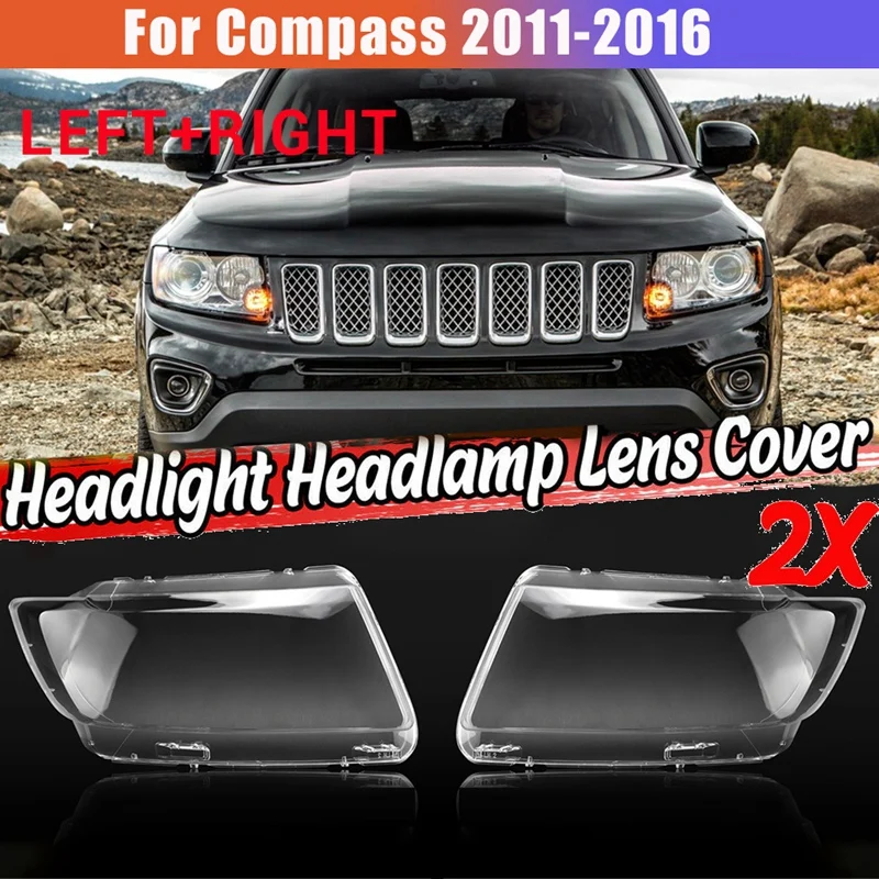 

Чехол для передней фары автомобиля для Jeep Compass 2011-2016