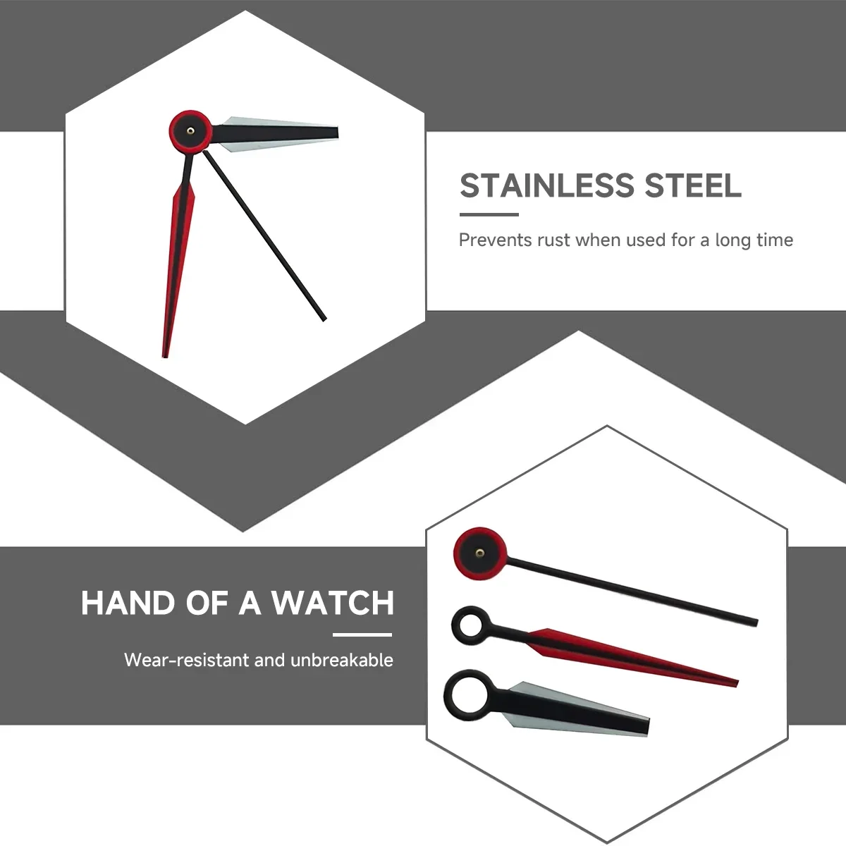 Premium Watch Needle Hands in Silver, Blue, Gold, Green, and Orange - NH35 Collection